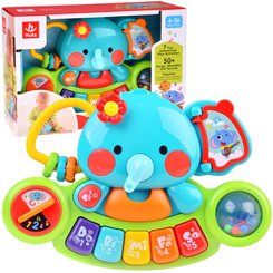 Musical piano elephant colorful toy ZA3008