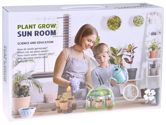 Little Gardener BIO Set – Greenhouse, Seeds, and Pots for Growing Plants ZA5776