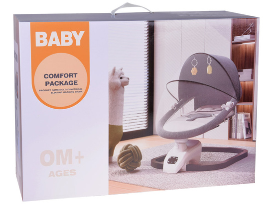 Baby Rocker Bouncer Chair 3in1 with Mosquito Net and Remote Control ZA5822