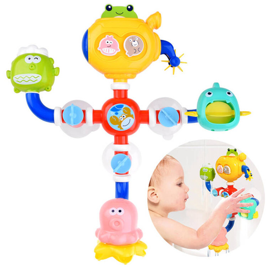 Bath toy water mill suction cup ZA4661