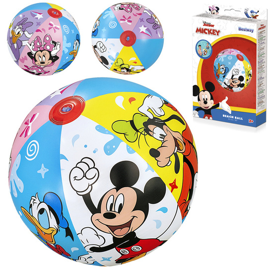 Bestway Dmuchana piłka plażowa Disney Junior MYSZKA MICKEY 51cm 91098