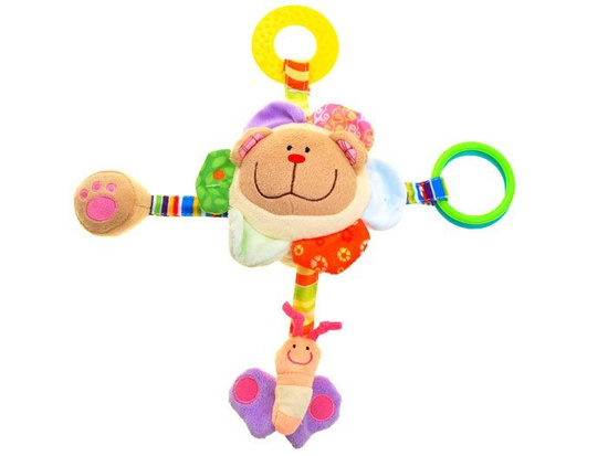 Hanger for a cot or stroller - rustling soft TEDDY BEAR ZA1823