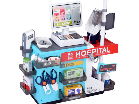 Small doctor large health center clinic pharmacy doctor hospital ZA6010