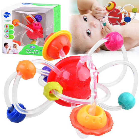 Teether 2in1 sensory toy Planet ZA4541