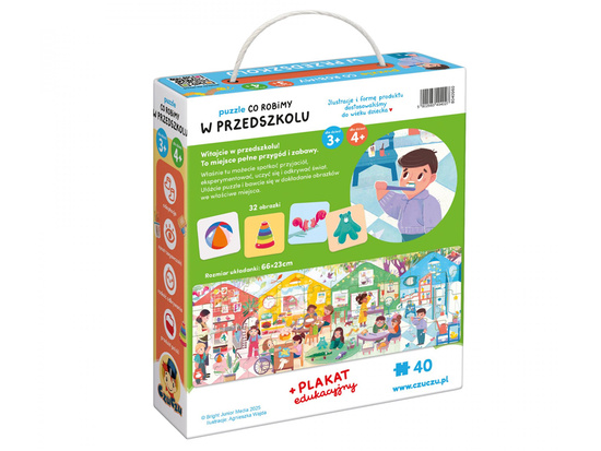 CzuCzu Puzzle What we do in kindergarten 3+ ZA6100