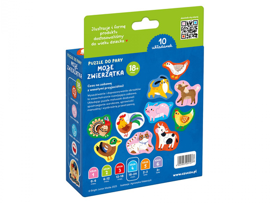 CzuCzu My Pets Puzzle for Couples 10 Puzzles 18m+ ZA6093