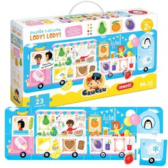 CzuCzu Puzzle with an Ice Cream hole! Ice-cream! 23 pieces ZA4072