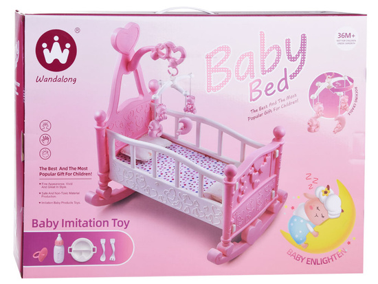 Large bed, doll cradle + carousel ZA4788