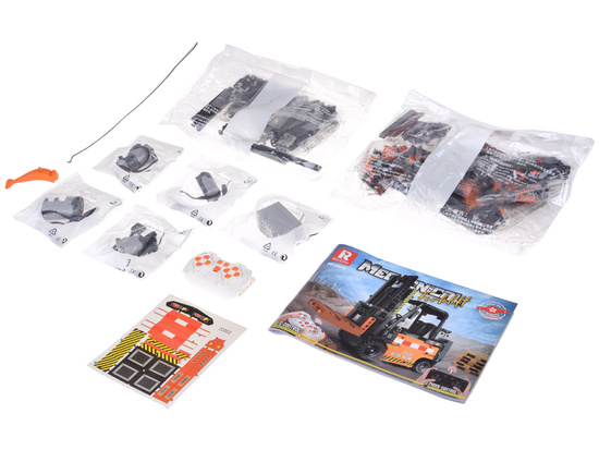 Construction blocks Remote-controlled FORKLIFT, mobile, 722 pieces, ZA5796