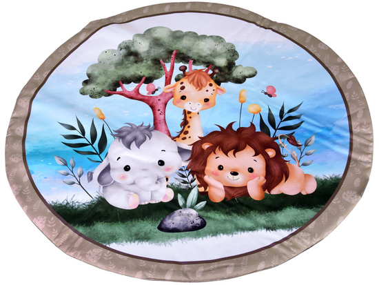 Colorful Educational Play Mat with Animals – Soft and Safe ZA5825