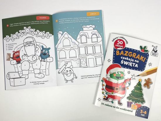 Captain Science Scribbles are waiting for Christmas 24 puzzles stickers KS1008