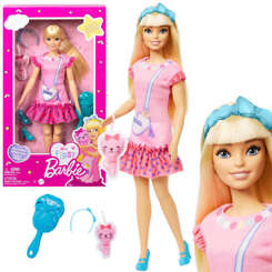 My First Barbie My First doll with movable limbs + kitten HLL19 ZA5081