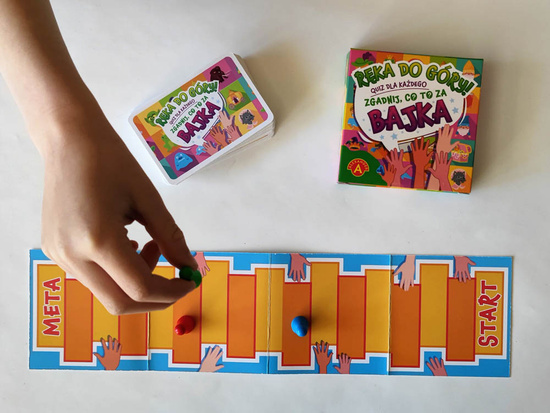 Alexander Kieszonkowa gra planszowa Quiz ręka do góry! Zgadnij co to za Bajka GR0652