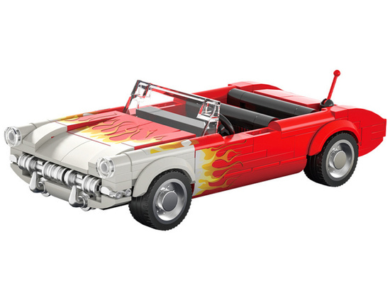 Construction blocks car classic hot rod roadster 249ele ZA5817