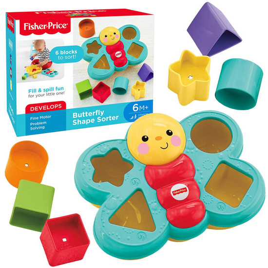 Fisher-Price Colorful Butterfly Sorter blocks ZA3627