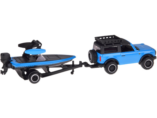Maisto Licensed Metal Car Ford Bronco 2021 Boat 1:64 ZA5969
