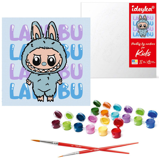Painting by numbers for kids 25x25cm KHO1283 On – Labubu AP0066
