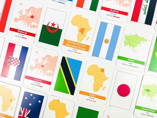 Captain Science EDUseries card game Science Flags of the World KS1201