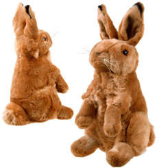 Hare mascot sitting rabbit 25cm 13463