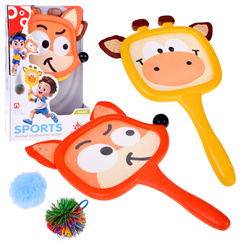 Colorful animal-shaped rackets + 2 balls for the youngest ZA 5605