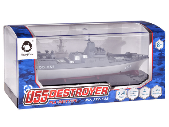 Remote Controlled Battleship Destroyer DD-055 Scale 1:890 RC0733