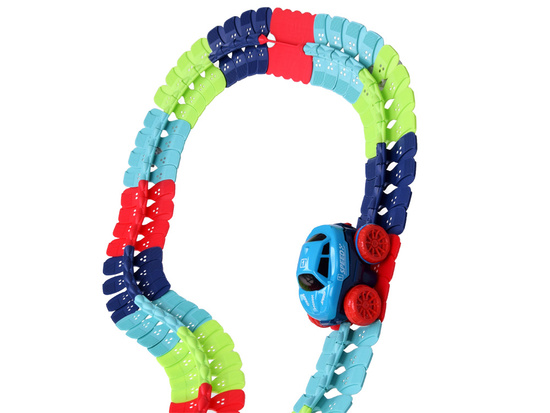 Long flexible car track + car 291 elements ZA4768