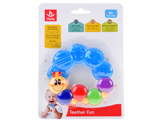 Teether for baby caterpillar TEETHING ZA0635