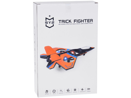 Remote controlled Quadcopter drone - flying vehicle + colored diodes RC0701