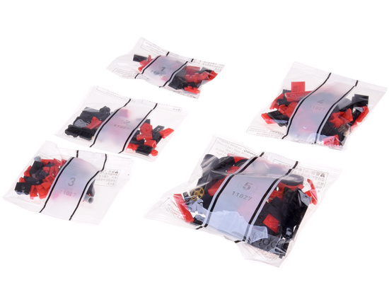 Technical blocks Futuristic car RED lifting doors 275 pieces ZA5794