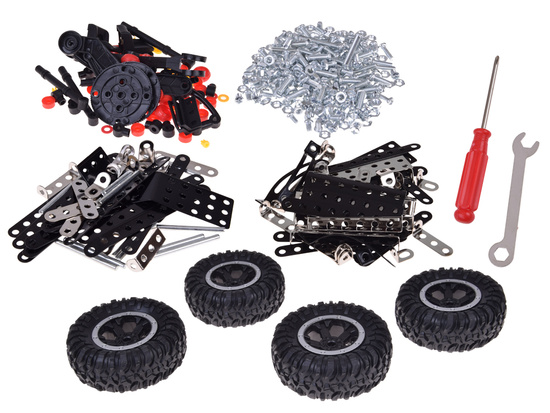 Metal construction blocks off-road TRUCK + tools 475pcs ZA5899