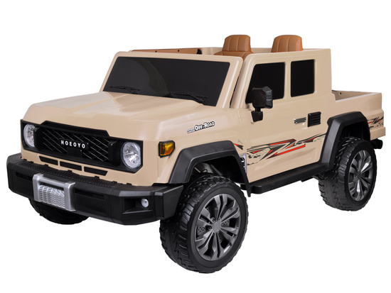 Large battery-powered electric car for children 2-person 4x4 box PA0329
