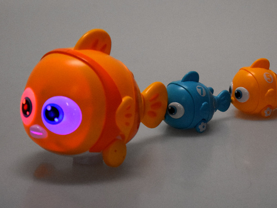 Interactive FISH FAMILY Set + fishing rod and magnet fishing ZA6016