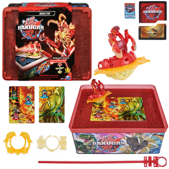 Bakugan - collector's tin with figures and cards ZA5994