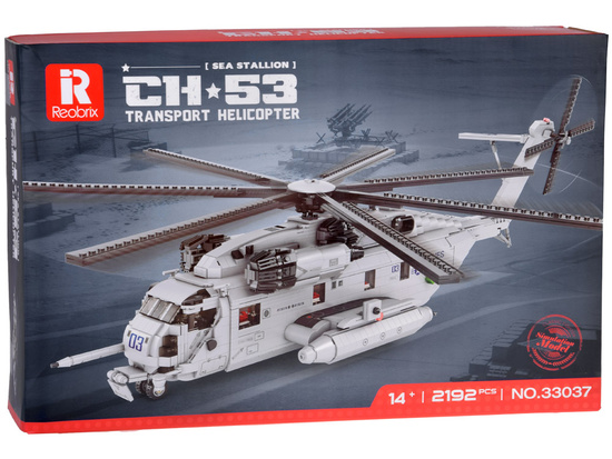 Technical blocks transport helicopter CH53 2192-pieces ZA5303