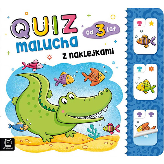 Aksjomat Quiz malucha z naklejkami od 3 lat KS0605