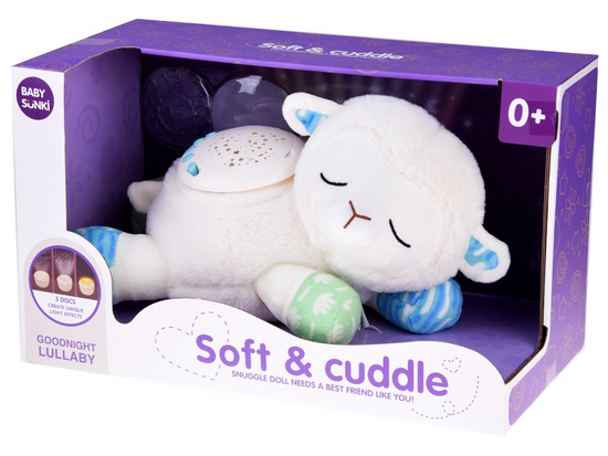 Projector lamp mascot SHEEP plush toy stars lullabies noise ZA4797