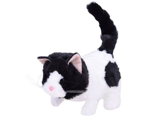 Interactive Pet Cat PATCH walks, meows, moves its tail ZA5364