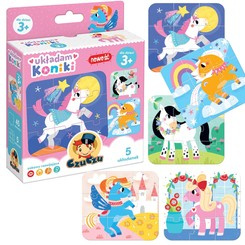 CzuCzu I am putting the horses puzzle 45ele ZA4050