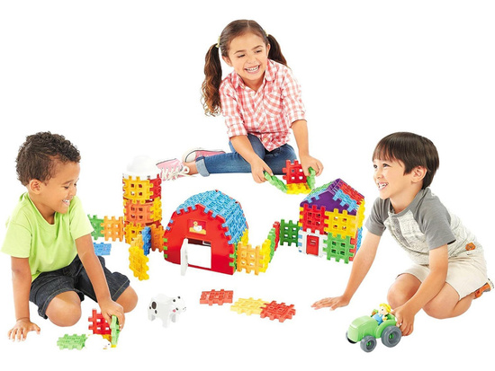 Waffles FARMA construction blocks 80 pcs. za5113