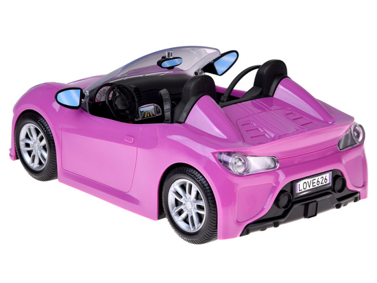 Fioletowe sportowe auto dla klasycznej lalki cabrio dla 2óch lalek ZA5697