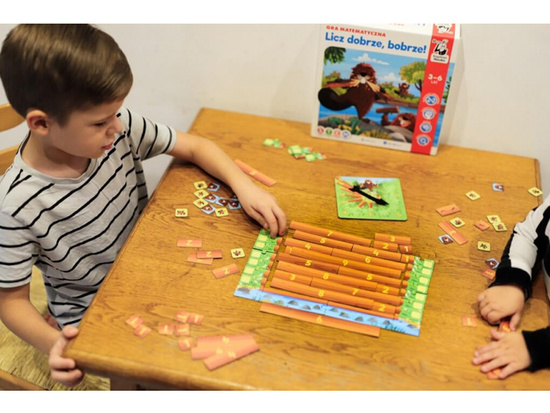 Captain Science Count well, beaver! mathematical educational game GR0673