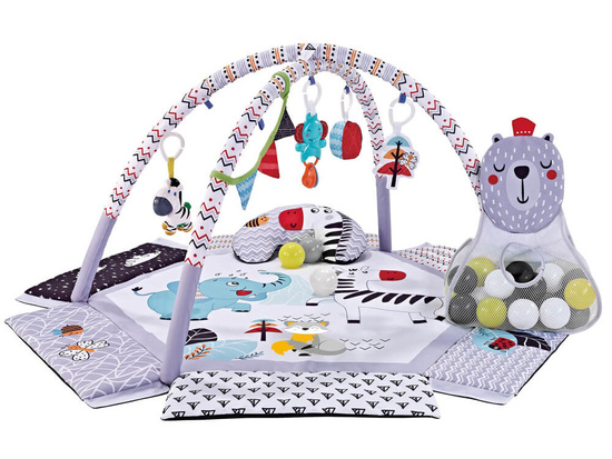 Contrasting mat with balls for babies ZA4424