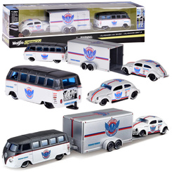 Licensed metal cars 1:64 Volkswagen Van "Samba" and VW Beetle ZA5968