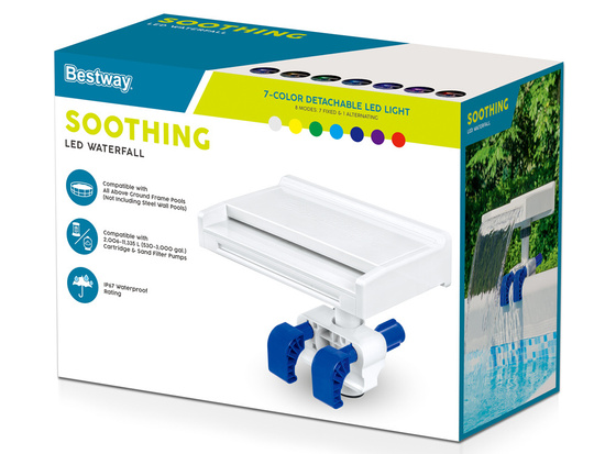 Bestway Flowclear Waterfall for LED Pool 58619