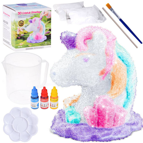 Crystal breeding fairy tale Unicorn set with  paints ZA4671