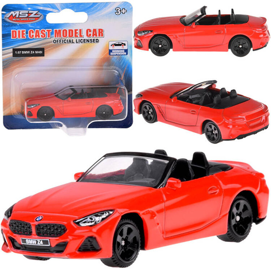 Licensed metal car BMW Z4 M40i 1:57 suspension spring ZA5061