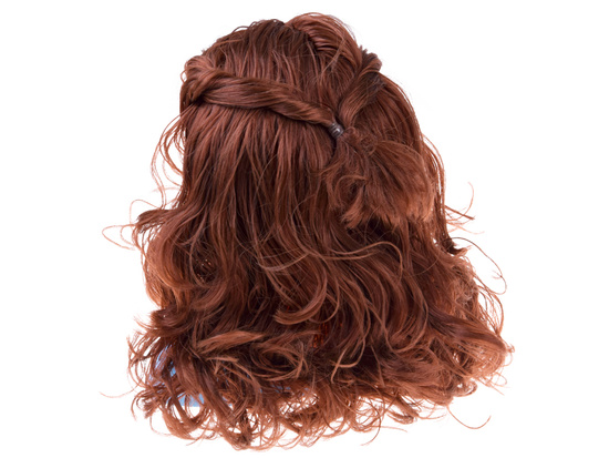 Hairdressing head 20 cm BLACK DOLL with hairdressing accessories ZA5838