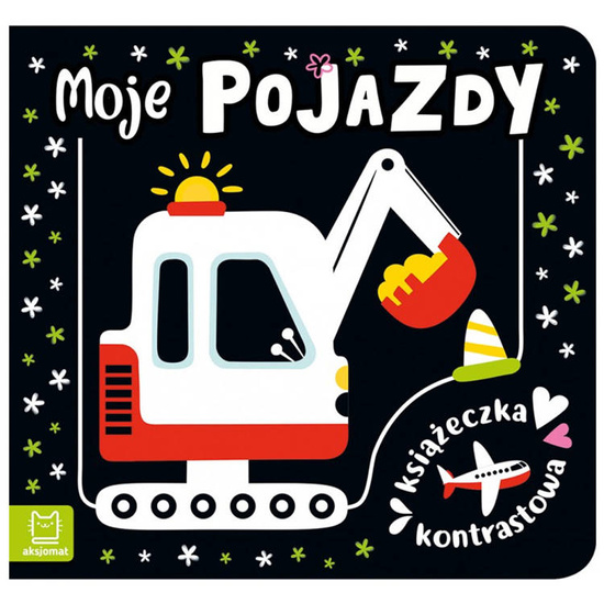 Aksjomat Książeczka kontrastowa Moje pojazdy KS0466