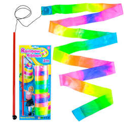 Rainbow scarf ribbon gymnast ZA2121