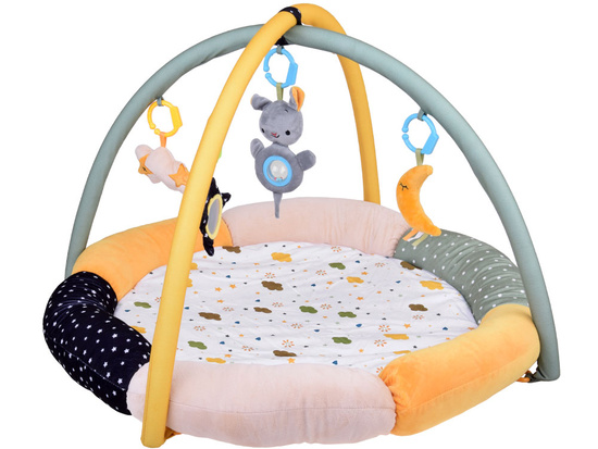Soft educational mat with a CLOUD arch in muted colors ZA5590